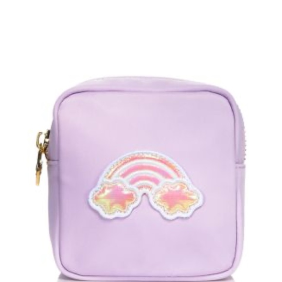 Stoney Clover Lane Mini Pouch with Rainbow Patch - Picture 2 of 5